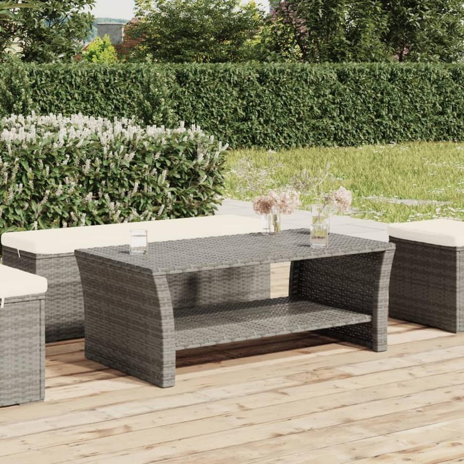 VidaXL Table basse rotin synthétique  