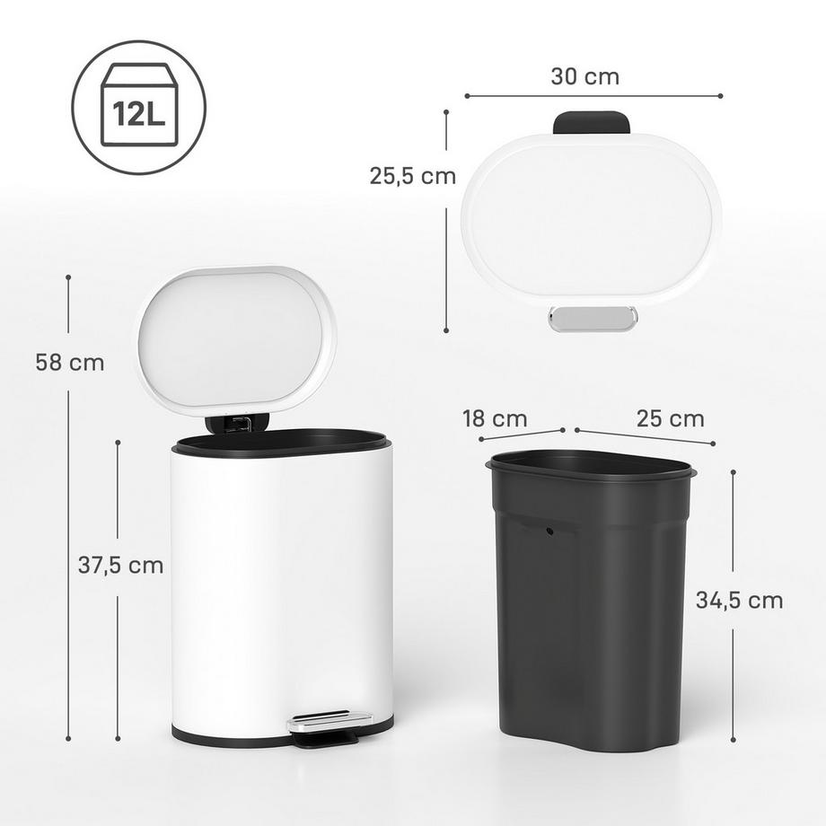 HOMCOM poubelle  