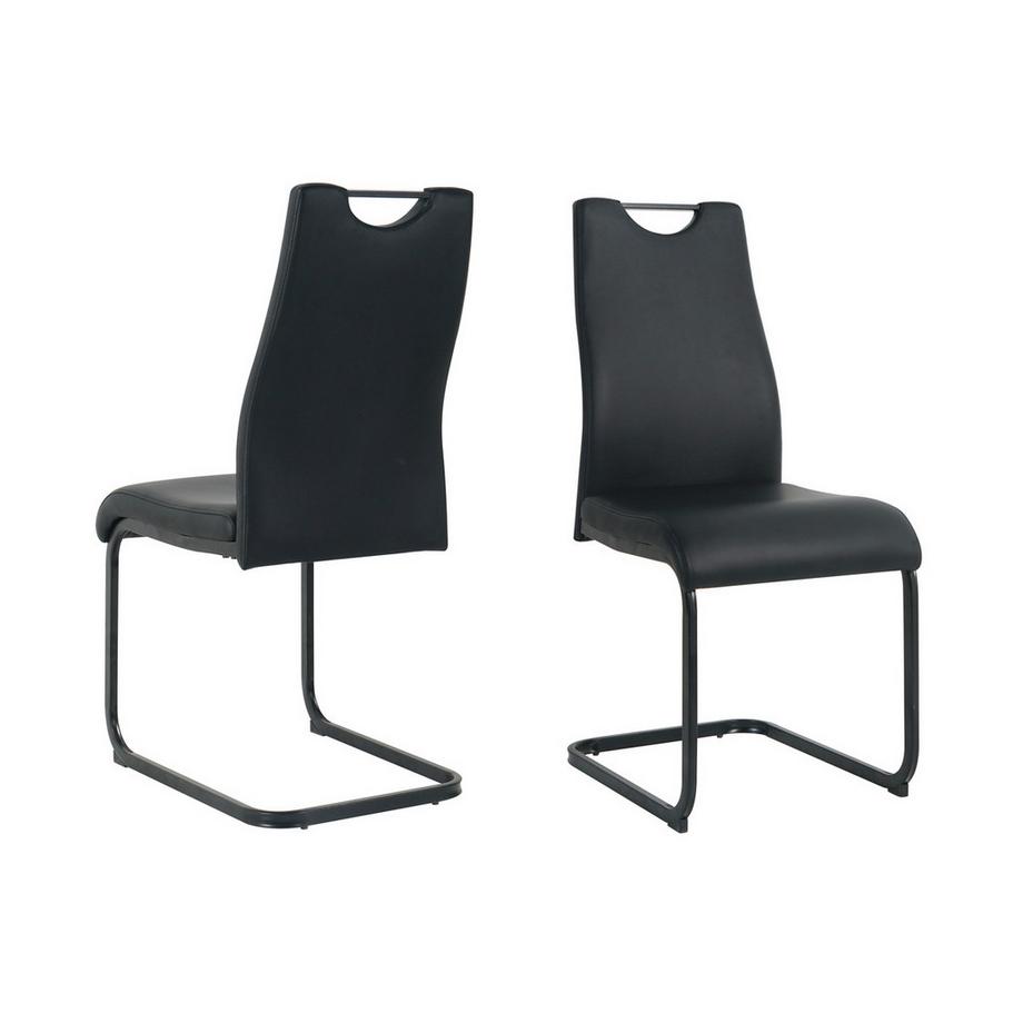 Chaise Toka noire (lot de 2)