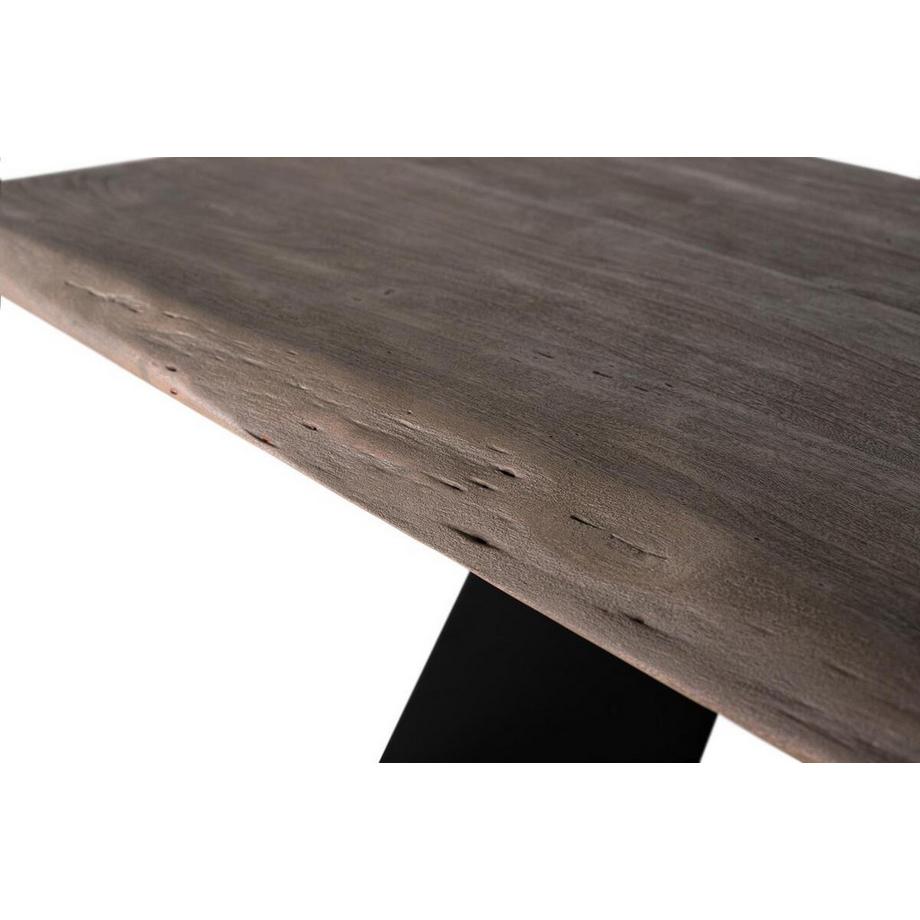 mutoni Table de salle à manger Indira acacia sable 200x100  