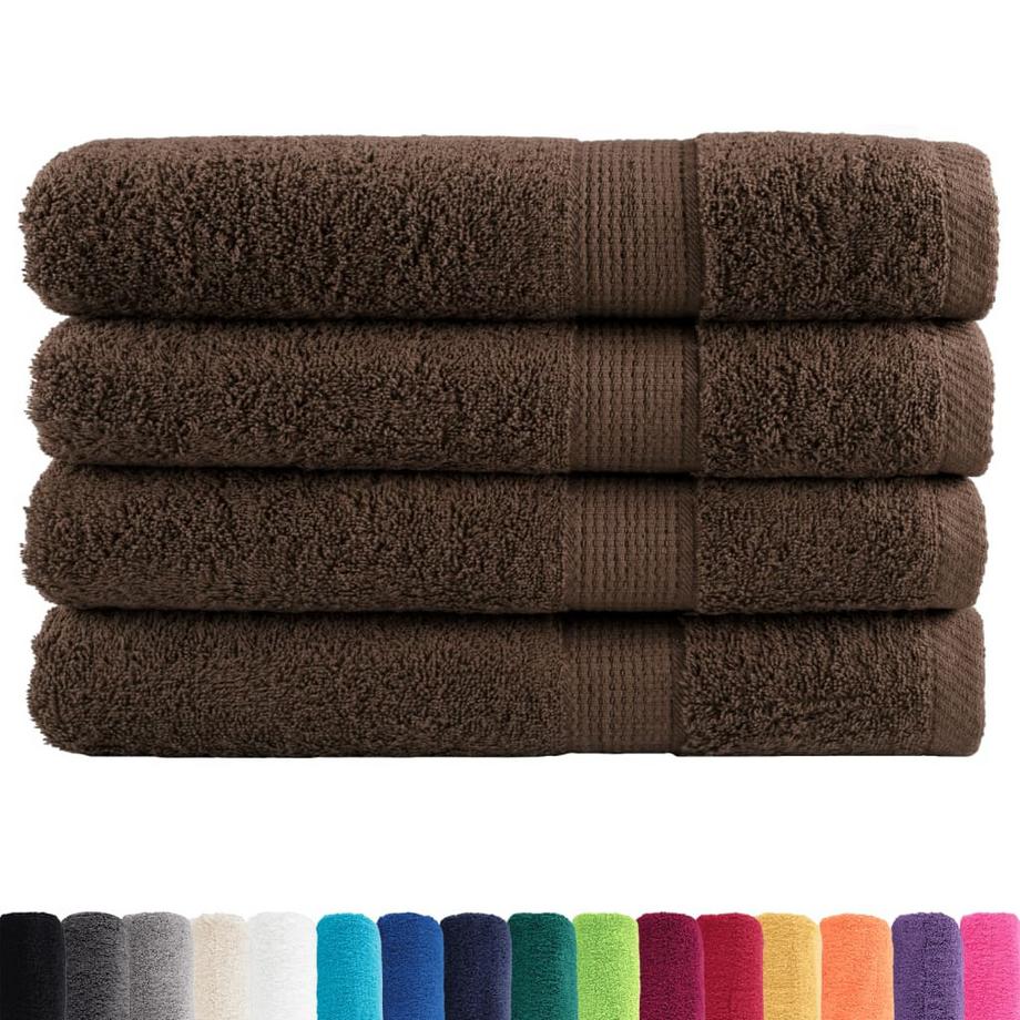 VidaXL Serviette de sauna coton  