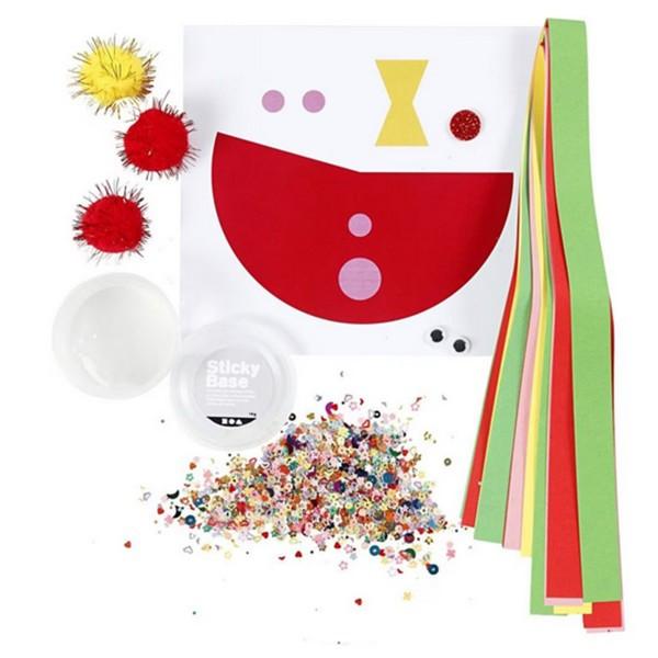 Image of Bastelset Mini-wc-papier-rollen-clown 7-teilig Unisex ONE SIZE