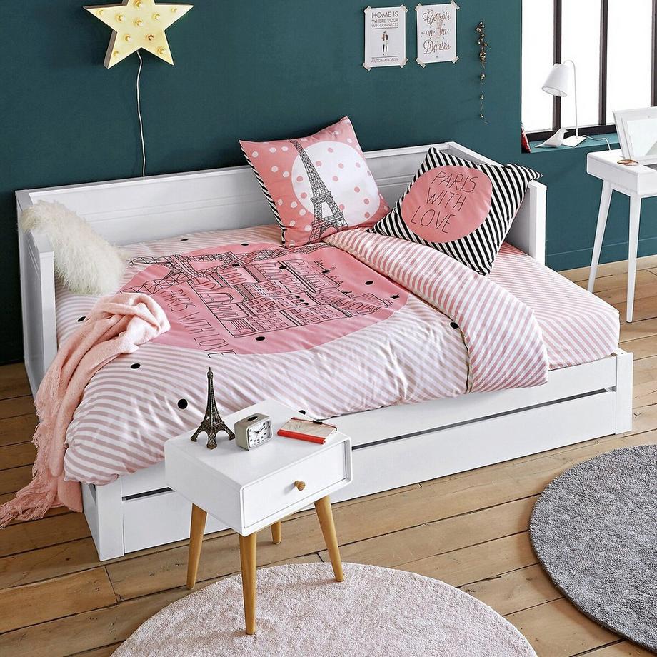 La Redoute Intérieurs Paris for ever Gestreiftes Fixleintuch  