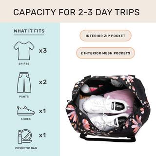 Only-bags.store Blush Floral Weekender Reisetasche  