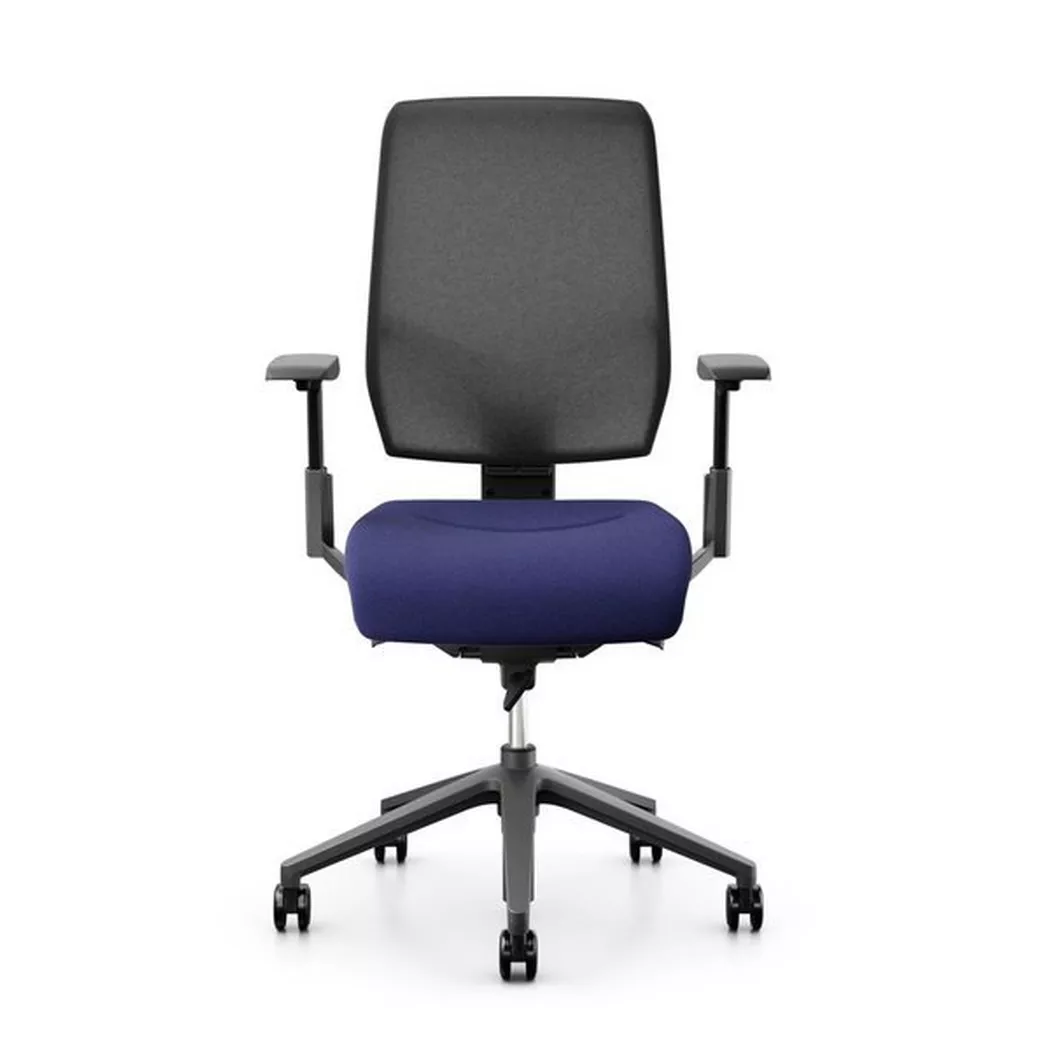 Giroflex – Bürostuhl 68 mit Netzrücken Dunkelblau, One Size, Horizon Blue