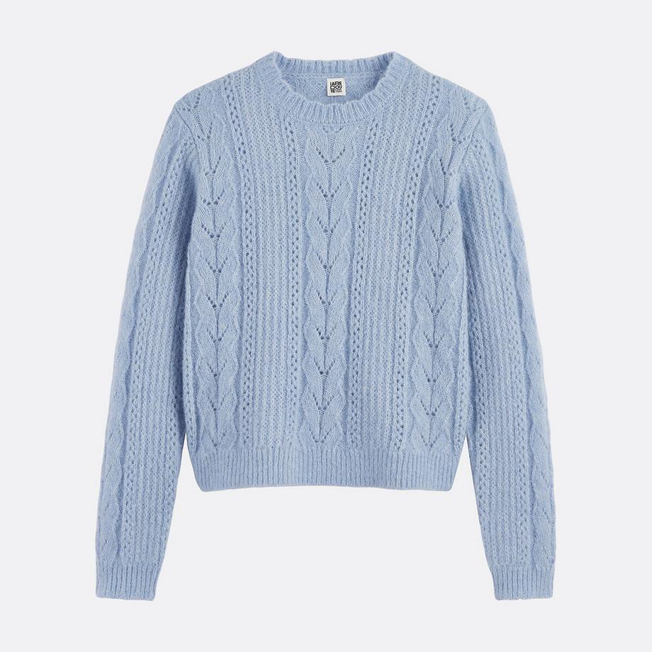 La Redoute Collections Pull en maille ajourée  