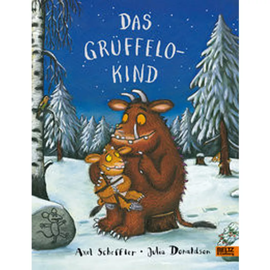 - Das Grüffelokind, Scheffler, Axel; Donaldson, Julia; Osberghaus, Monika (Übersetzung); Scheffler, Axel (Zeichnungen); Macmillan Children