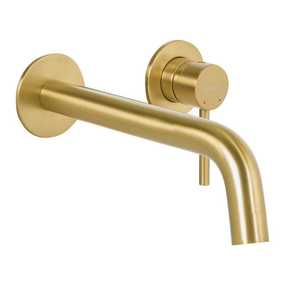 rubinetto miscelatore da parete per lavabo en Ottone  TRAFUL