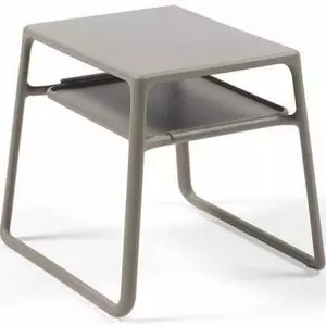 Tavolino da giardino con vassoio Pop grigio 44