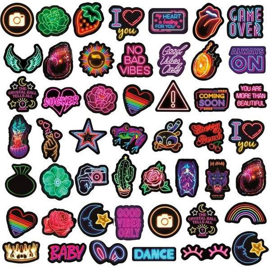 Gameloot Pack d'Autocollants - Enseigne Néon  