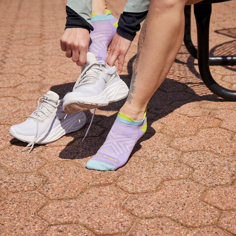 Darn Tough Vermont  Calze Donna Invisibili Ultra Leggere Running Anti Vesciche 