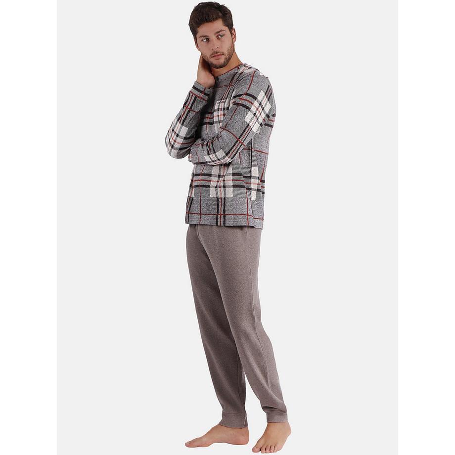 Admas Ensemble Pyjama Tartan Manches Longues  