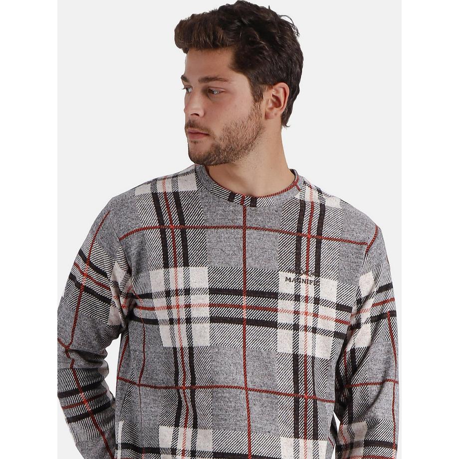 Admas Ensemble Pyjama Tartan Manches Longues  