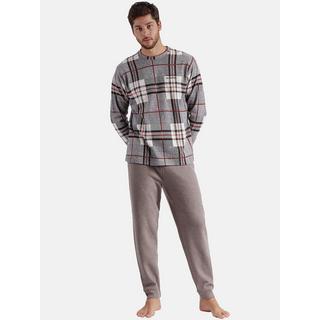 Admas Ensemble Pyjama Tartan Manches Longues  