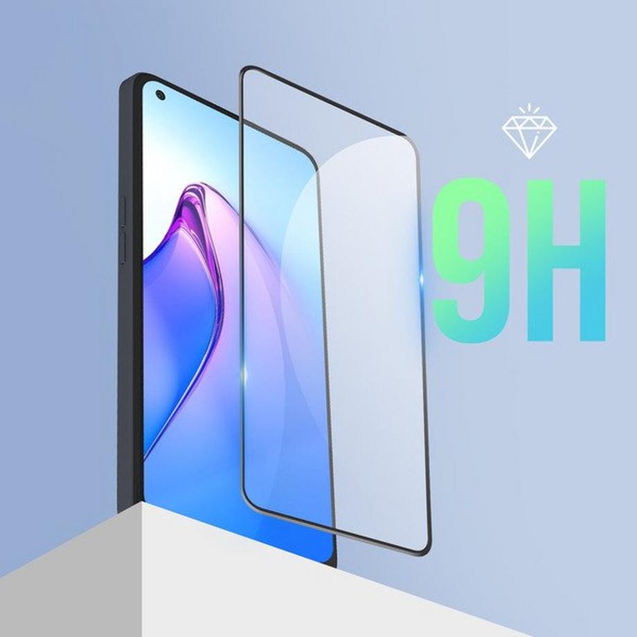 Avizar  Verre Trempé Oppo Reno 8 5G Noir 