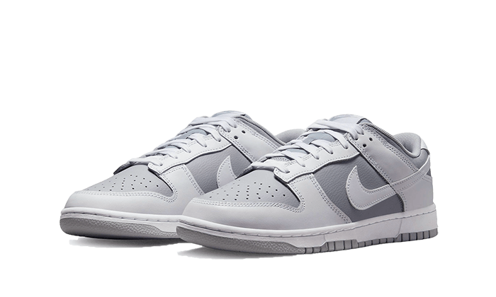 Image of Dunk Low Retro White Grey Herren Platin grau 42.5