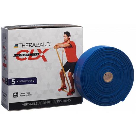 THERA-BAND  TheraBand CLX22 METER bleu/extrêmement fort (1 pc) 