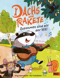 Dachs und Rakete - Zusammen sind wir der Hit! Isermeyer, Jörg; Schüttler, Kai (Illustrationen); Schüttler, Kai (Zeichnungen) Copertina rigida 