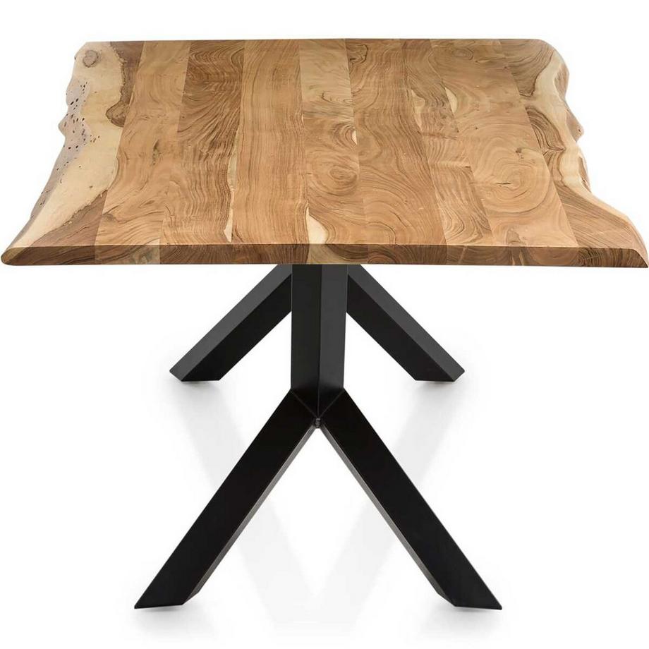 mutoni Tavolo in legno massiccio Luranta acacia gambe a Y naturale 200x100  