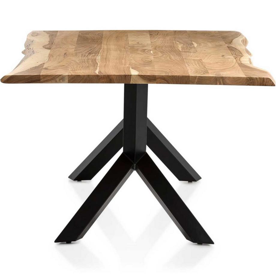 mutoni Tavolo in legno massiccio Luranta acacia gambe a Y naturale 200x100  