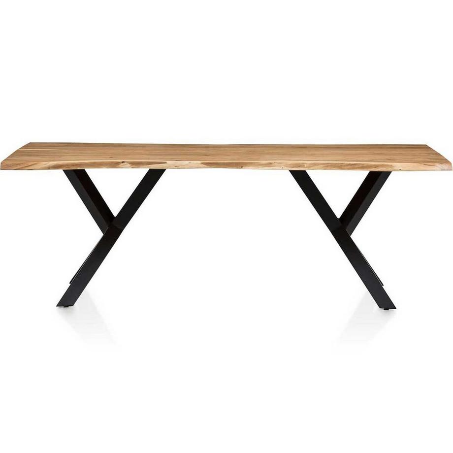 mutoni Tavolo in legno massiccio Luranta acacia gambe a Y naturale 200x100  