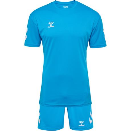 Hummel Logo Set Kurzarm Top und Shorts  