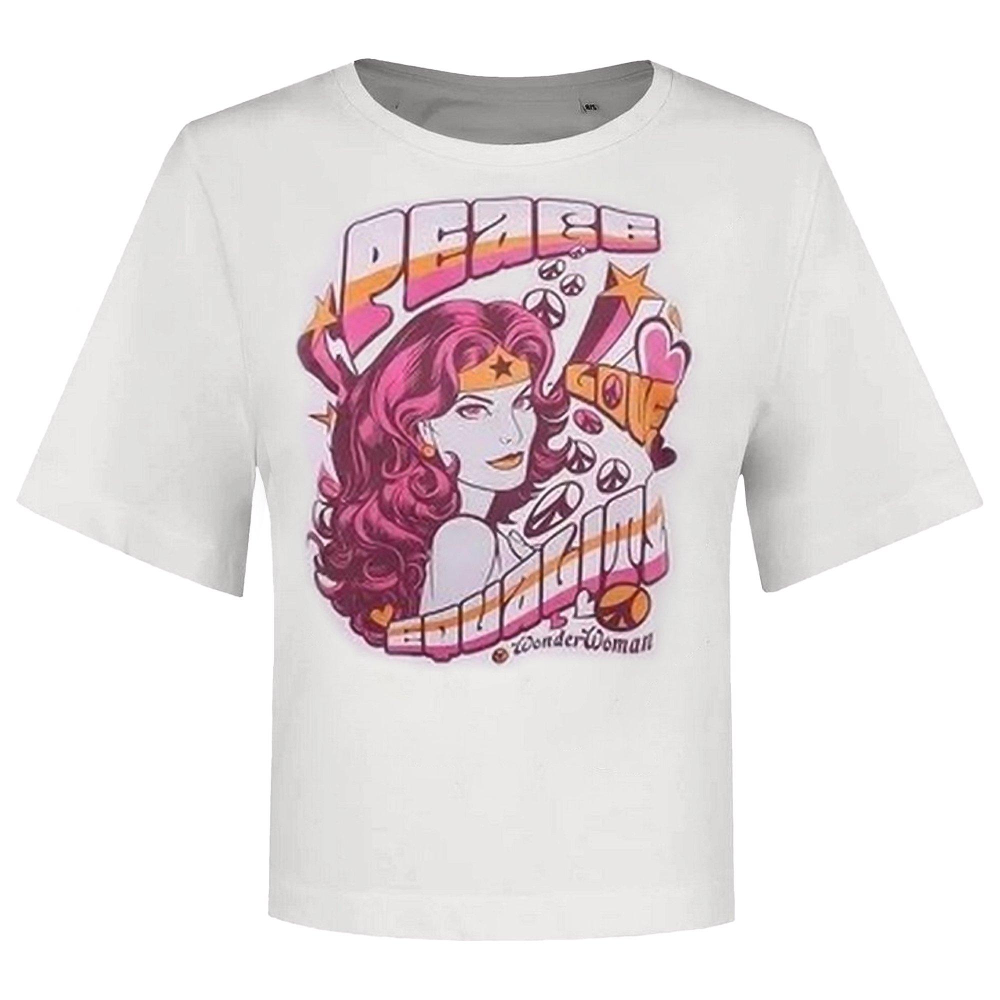 Image of Peace Love Equality Tshirt Damen Weiss L