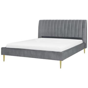 Letto con rete a doghe en Velluto Moderno MARVILLE