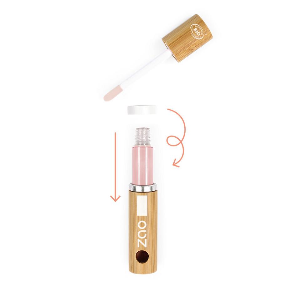ZAO MAKEUP  Flüssiger Lippenbalsam - Bio-zertifiziert, vegan und nachfüllbar 