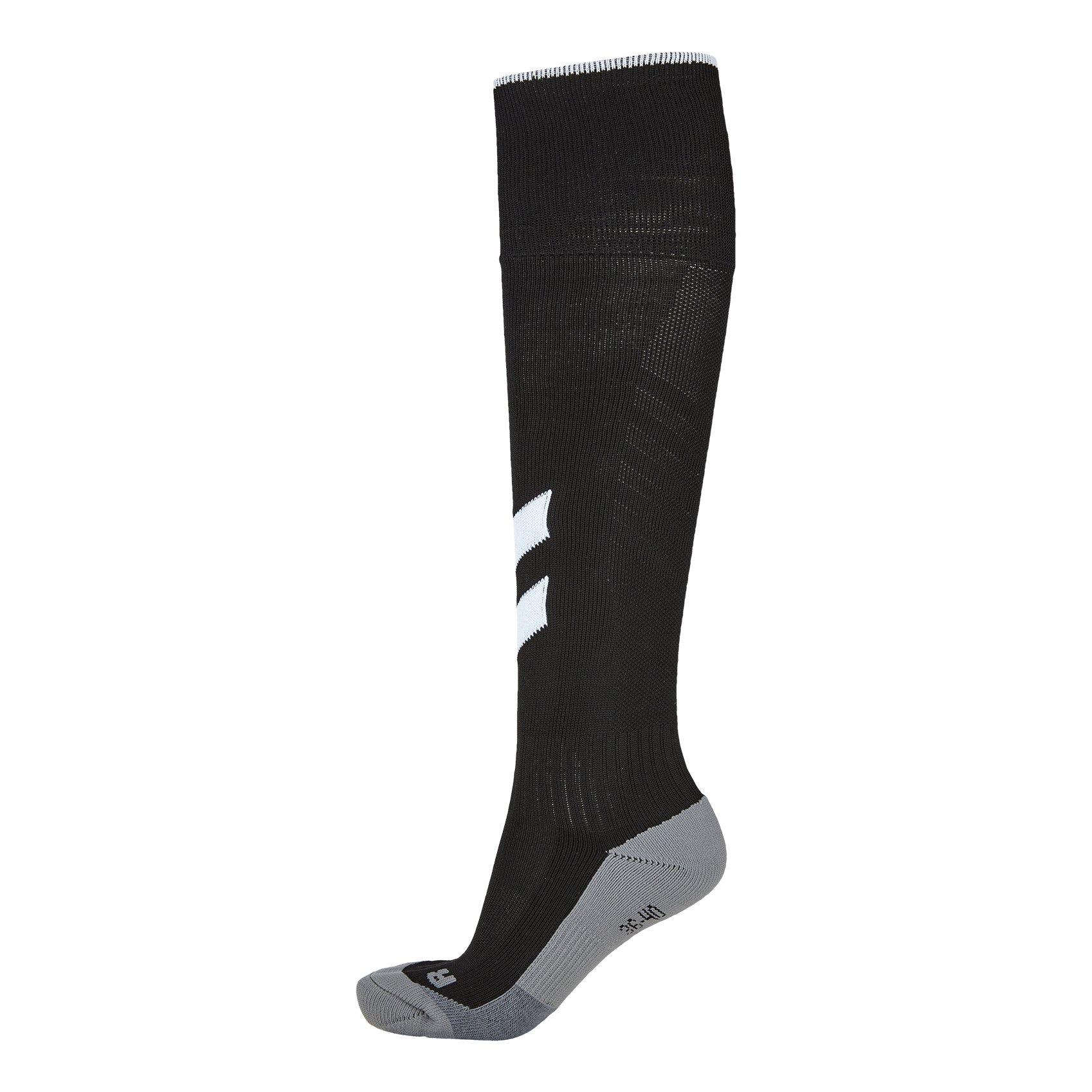 Image of Fußballsocken Fundamental Unisex Schwarz/Weiss 36-40