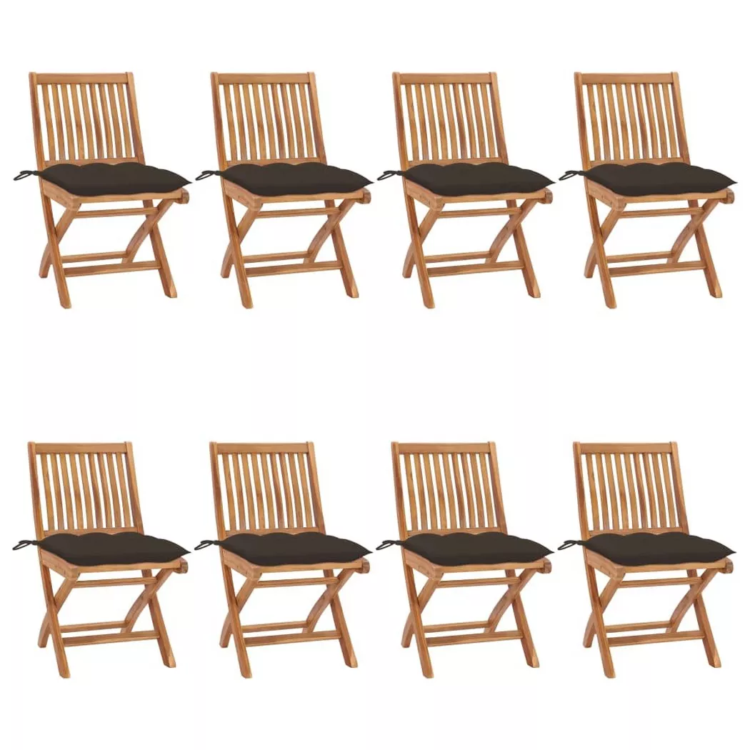 VidaXL - Gartenstuhl holz, One Size, Braun