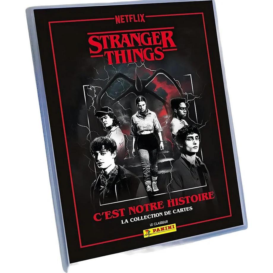 Panini  Stranger Things Trading Cards Starter-Pack (1 Ordner + 3 Hüllen + 1 Karte Limited Edition) 