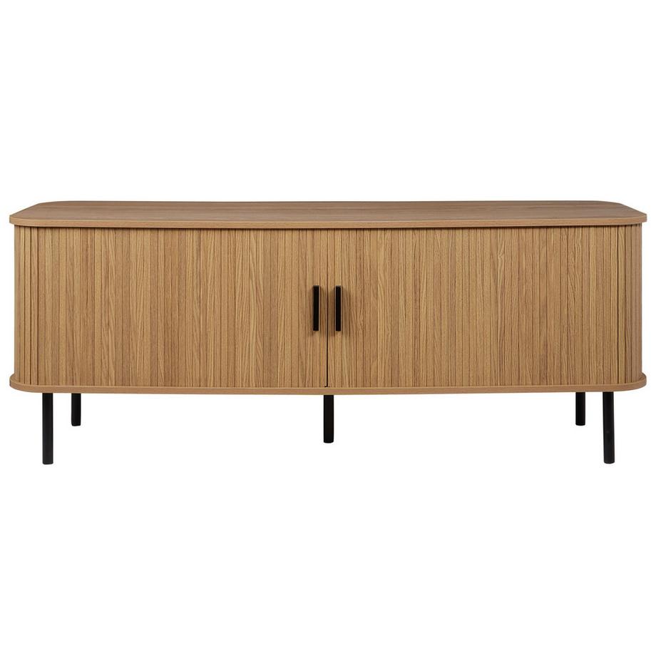 Beliani Meuble TV en MDF Rétro BRADLEY  