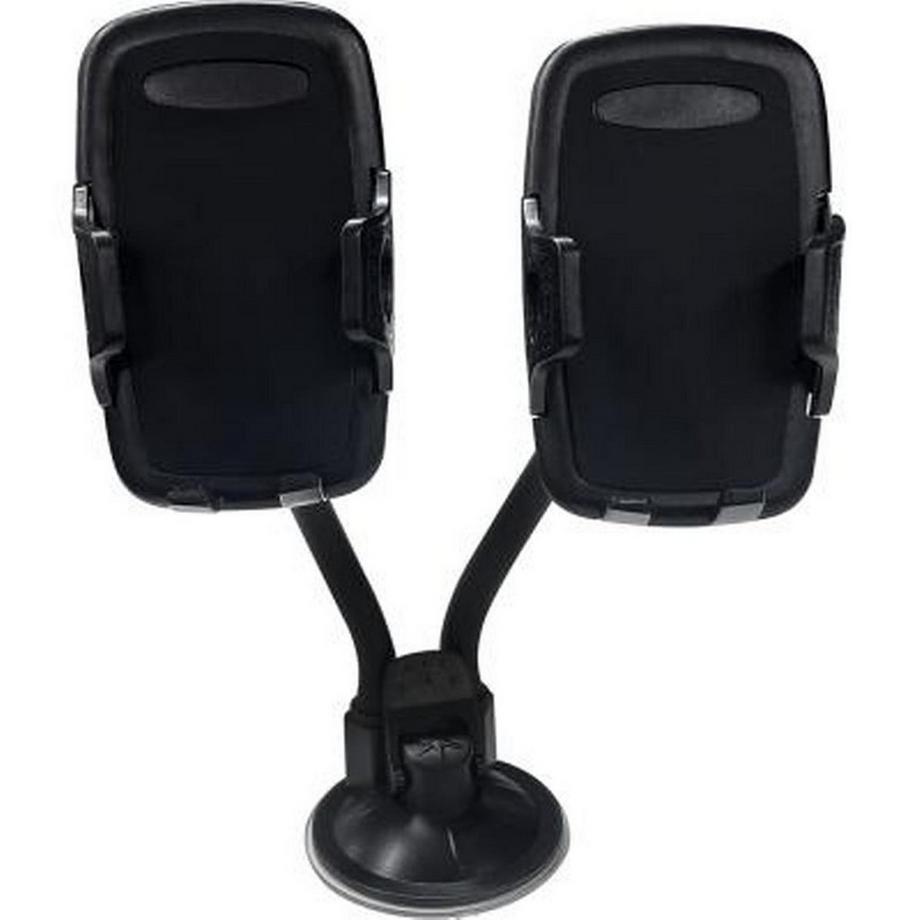 BigBen Connected  Doppio supporto auto parabrezza per smartphone rotazione 360° 