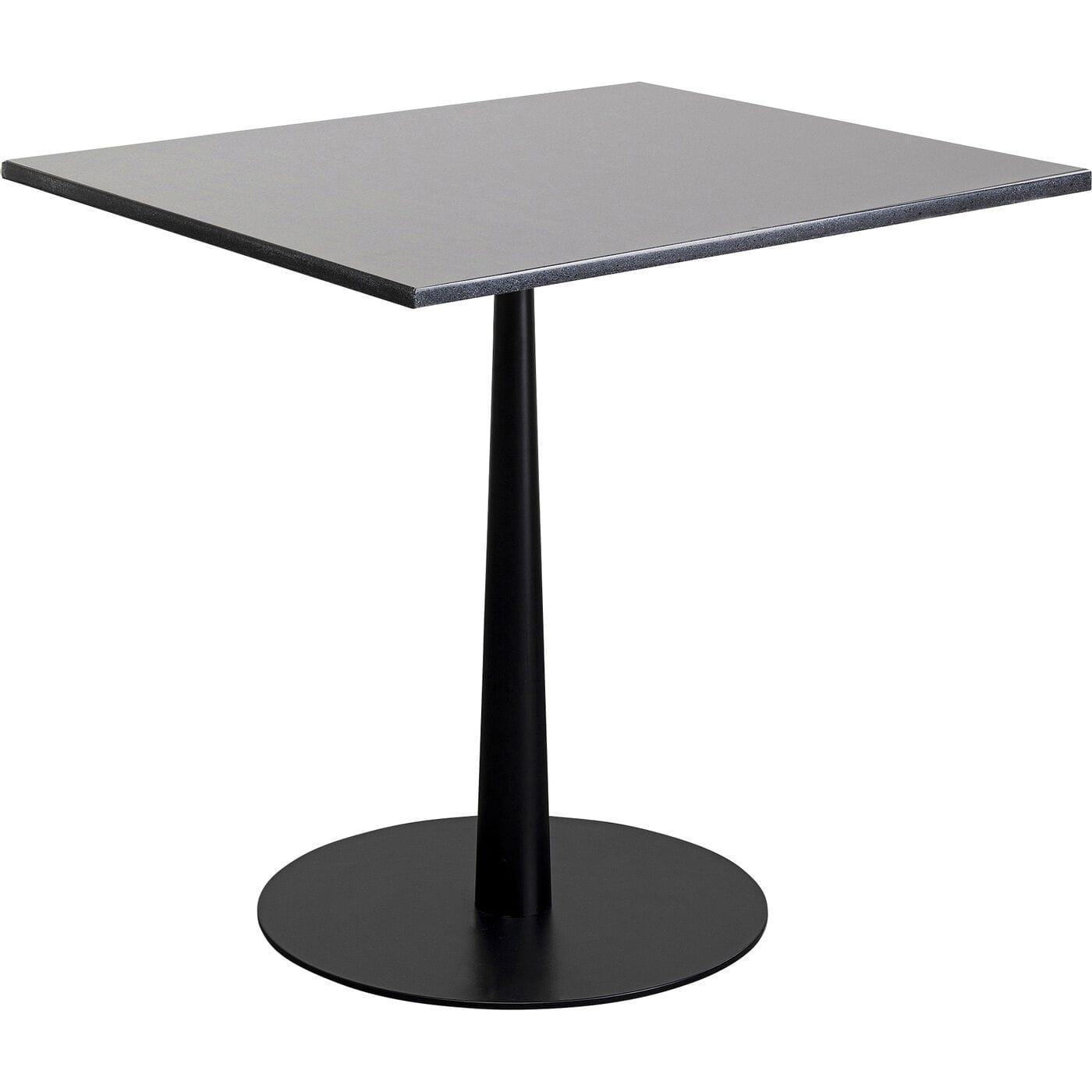 KARE Design Table bistro Capri noire 70x70  