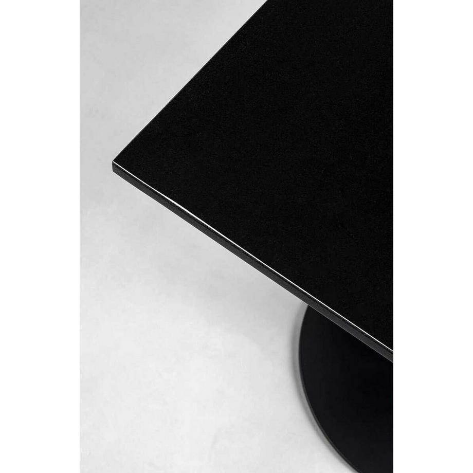 KARE Design Table de bistrot Capri noir 70x70  