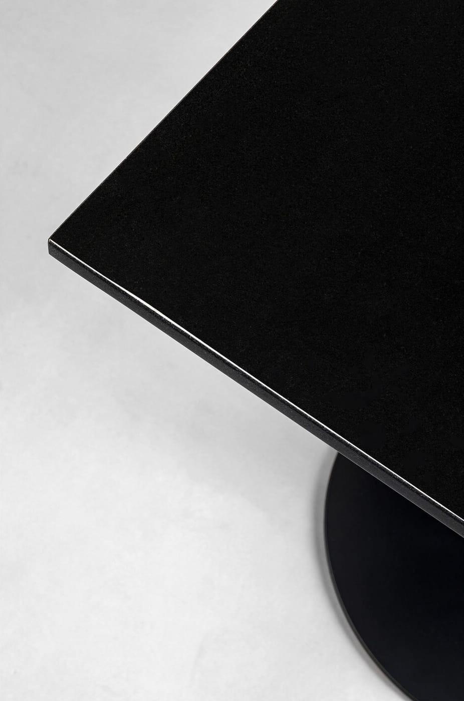 KARE Design Tavolo da bistrot Capri nero 70x70  