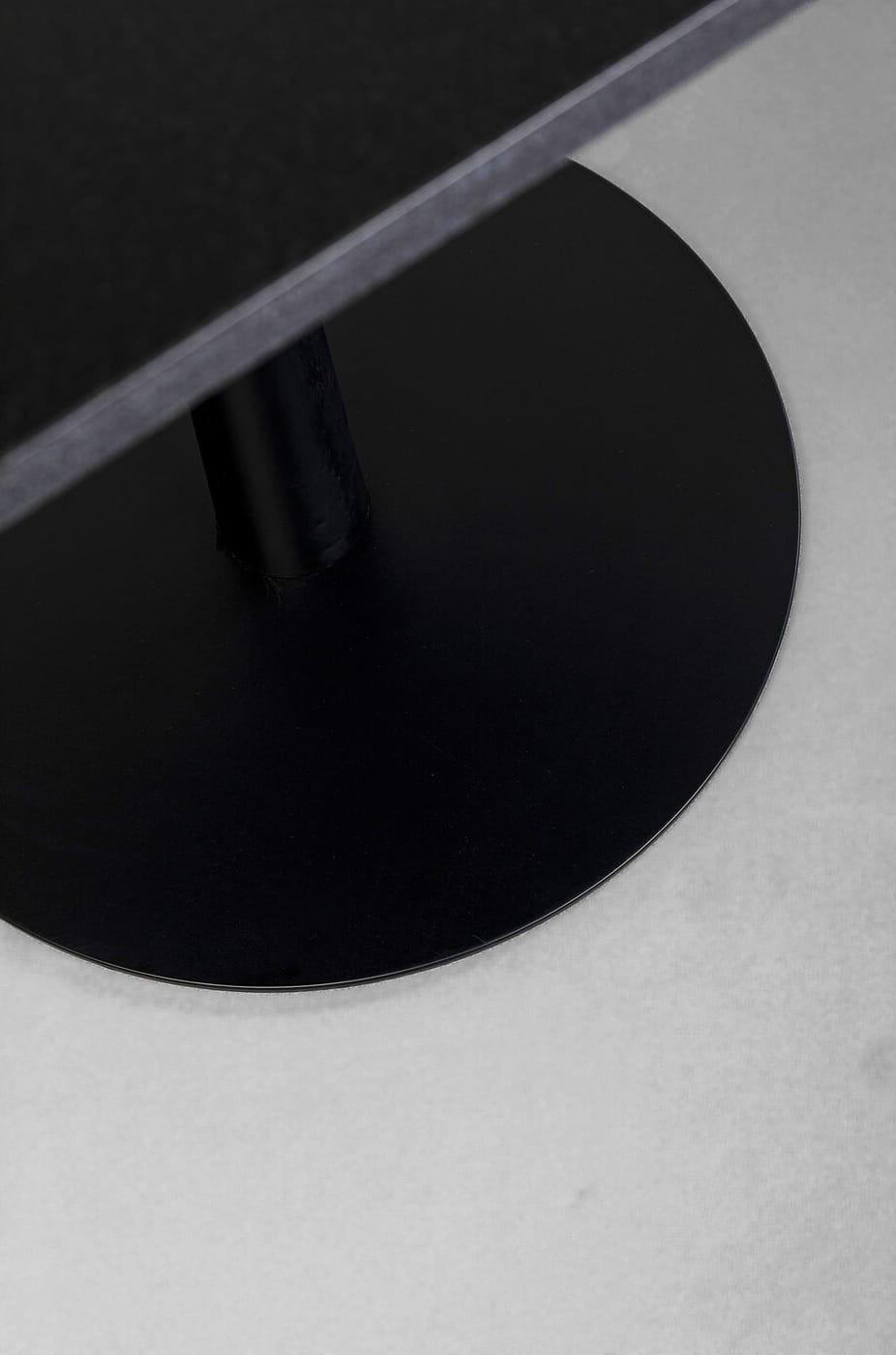 KARE Design Tavolo da bistrot Capri nero 70x70  