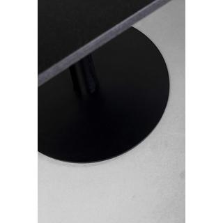 KARE Design Table bistro Capri noire 70x70  