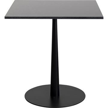 Table bistro Capri noire 70x70