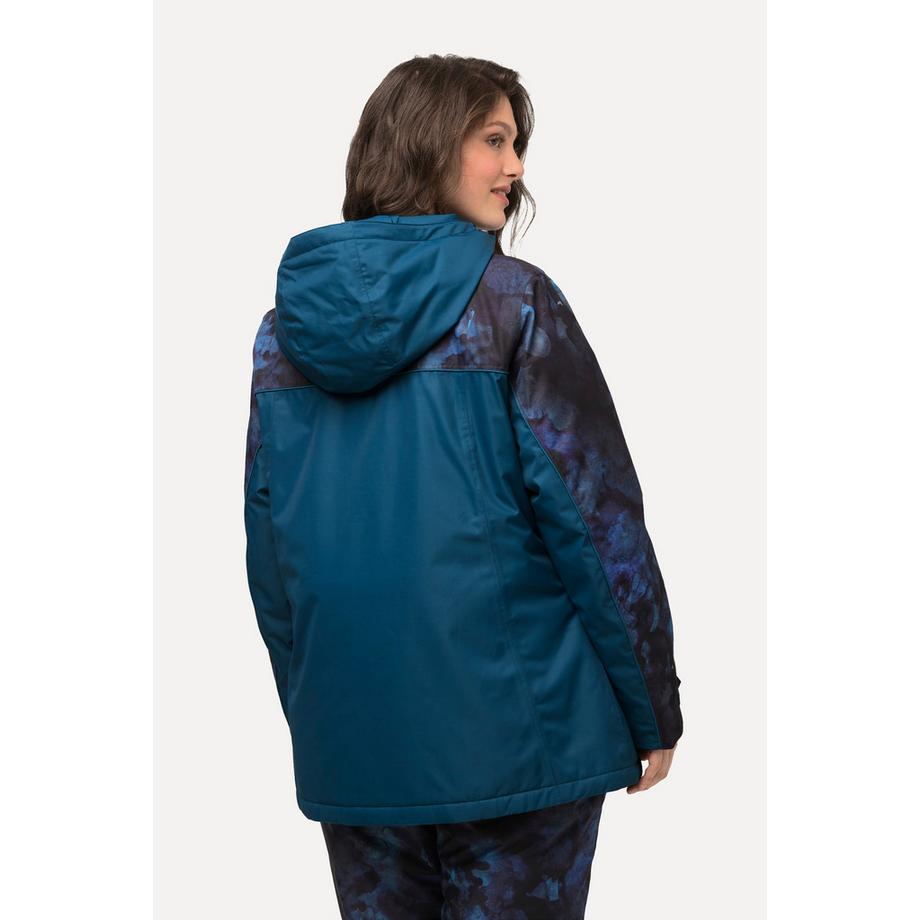 Ulla Popken Veste Performance Imperméable avec Passe-Pouces et Pare-Neige  