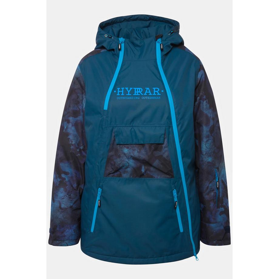 Ulla Popken Veste Performance Imperméable avec Passe-Pouces et Pare-Neige  