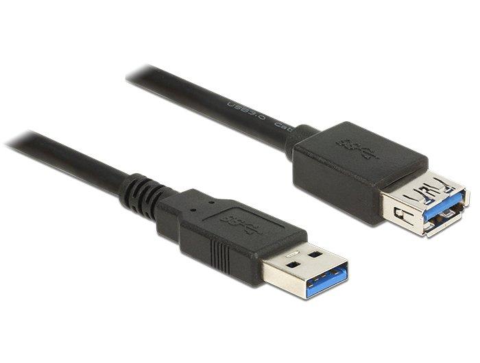 Image of 85056 USB Kabel 2 m USB 3.2 Gen 1 (3.1 Gen 1) USB A Schwarz