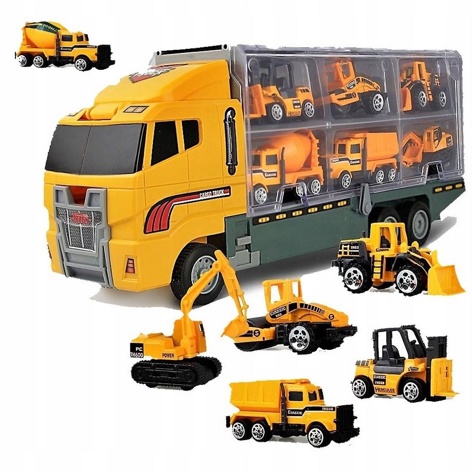 Gameloot  Set di camion con 6 auto per bambini 