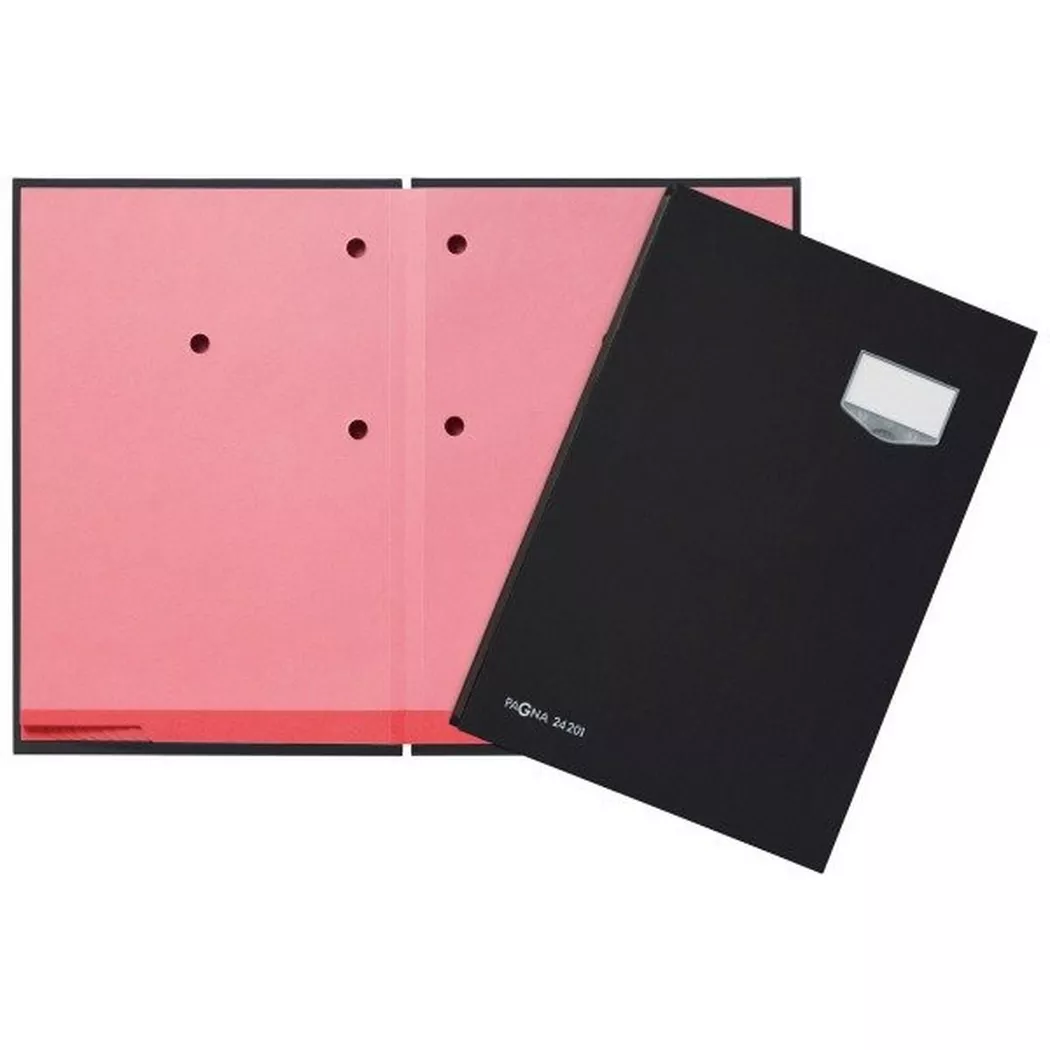 Pagna – Unterschriftenmappe A4 24102-04 schwarz, 21cm