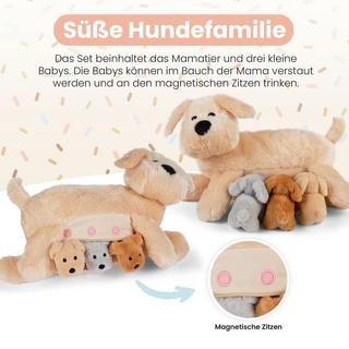 Mamanimals  Mama Hund & Babys (25cm) 