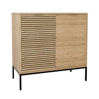 Calicosy Piccolo buffet 2 ante e piedi in metallo Ariel - L80 cm  