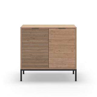 Calicosy Piccolo buffet 2 ante e piedi in metallo Ariel - L80 cm  