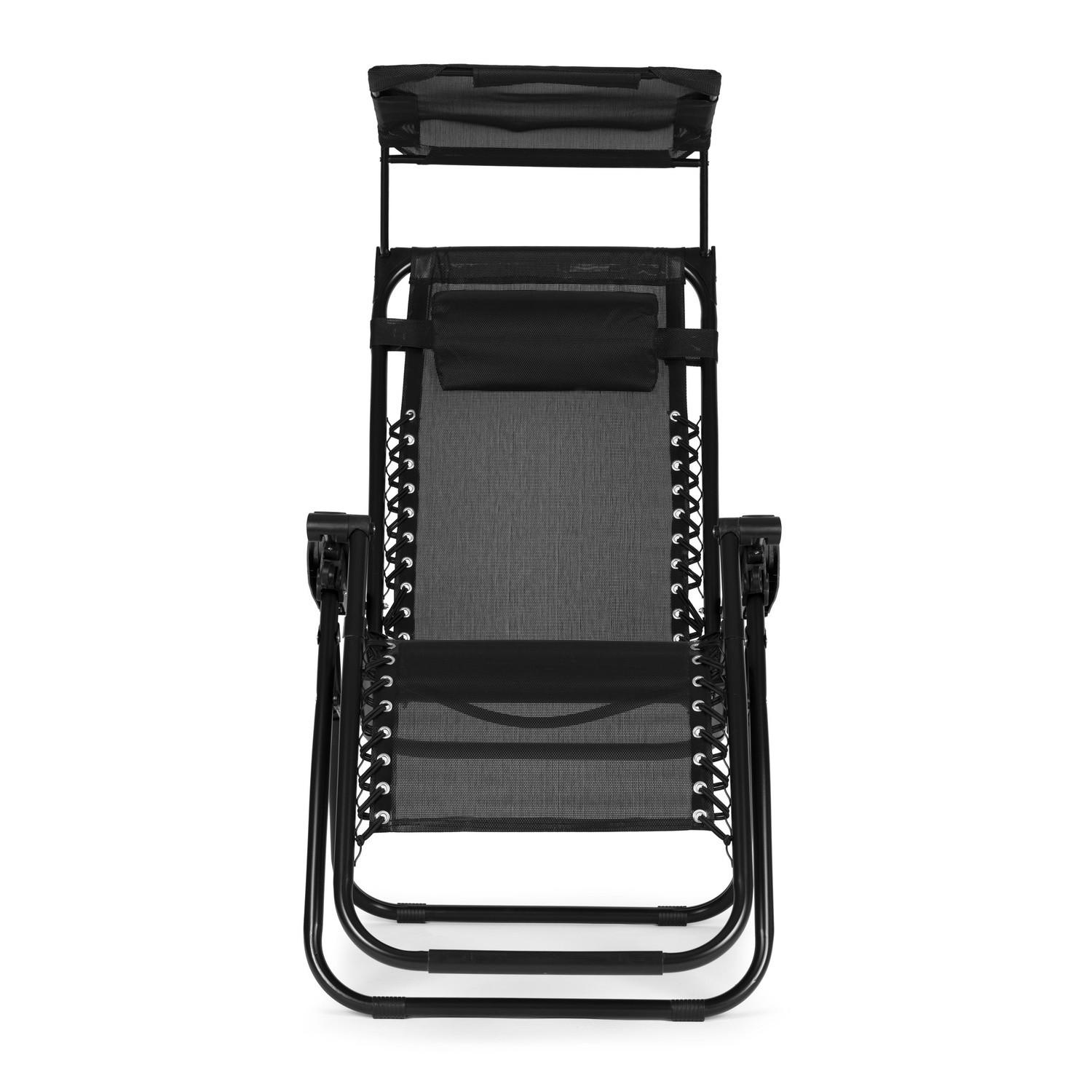 Northio Chaise longue, chaise de plage avec toit ModerHome  