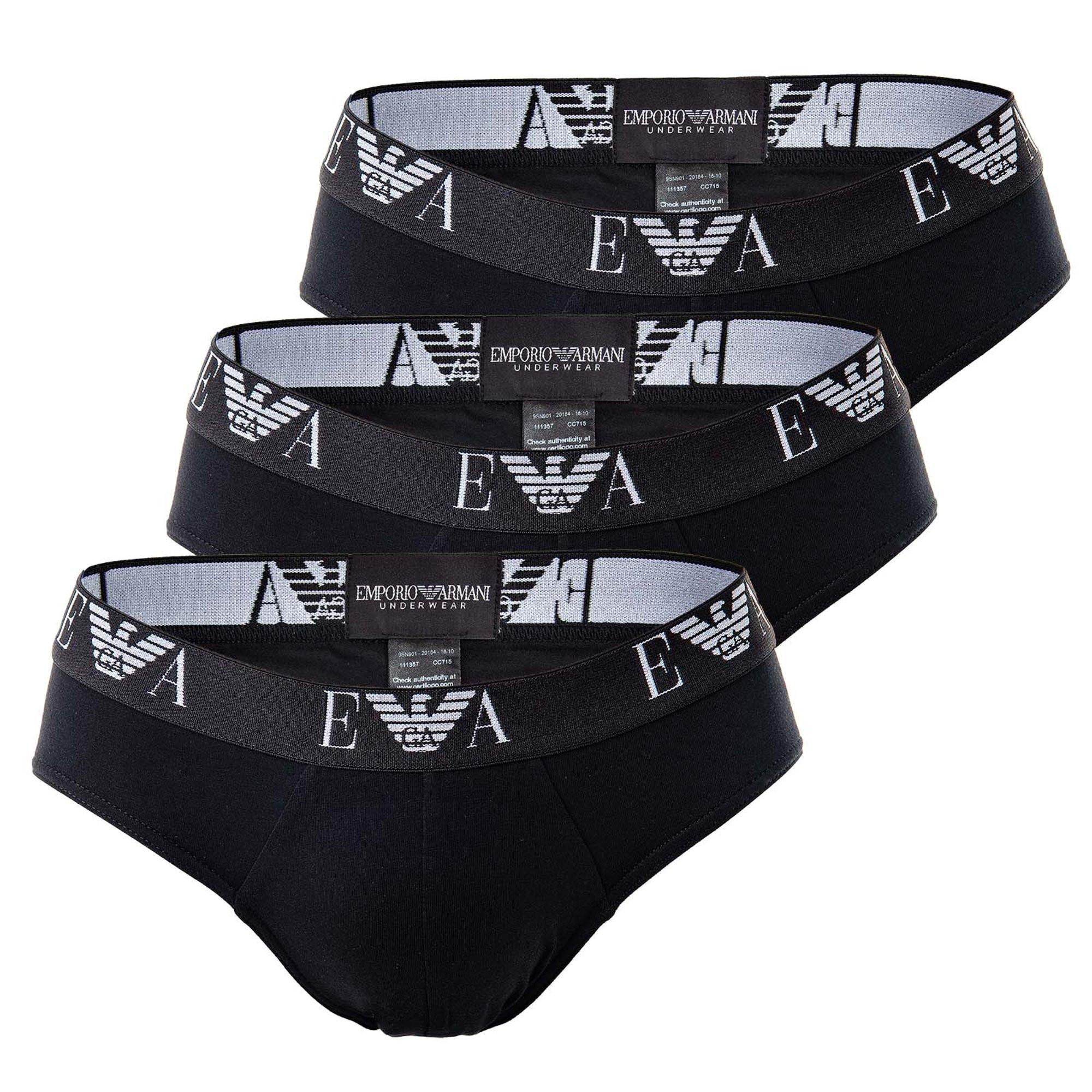 Image of Slip 3er Pack Figurbetont Unisex Schwarz L